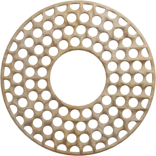 Ekena Millwork Fink Wood Fretwork Pierced Ceiling Medallion, Birch, 20"OD x 7 1/4"ID x 3/8"T CMWP20X20X0375FFBI - main